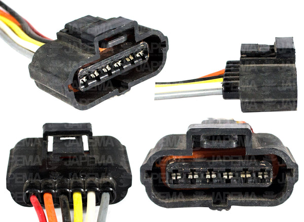 SKU1548 CONECTOR 6 TERMINALES PARA SENSOR MAF MARCA JAPEMA