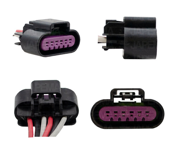 SKU6642 CONECTOR 6 TERMINALES SENSOR DE POSICION DEL ACELERADOR MARCA JAPEMA