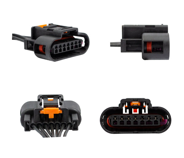 SKU7191 CONECTOR / ARNES 7 TERMINALES PARA BOBINA DE ENCENDIDO MARCA JAPEMA