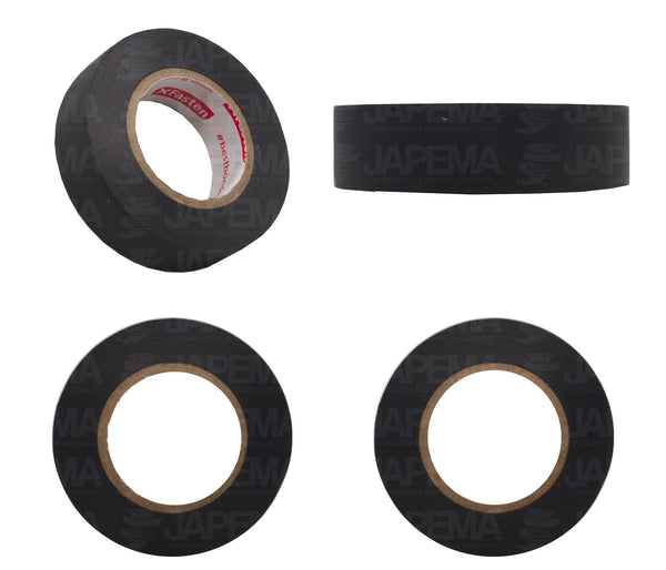 SKU548 CINTA DE TELA PARA AISLAR COLOR NEGRO 19MM 3/4IN MARCA JAPEMA