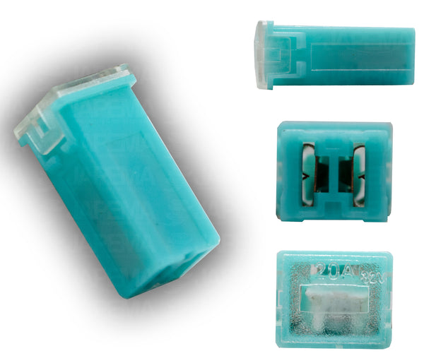 SKU10614 FUSIBLE FMX 20 AMPERES ENCHUFE HEMBRA TIPO MUELA PAL MINI CON GUIAS MARCA ECONOMICA