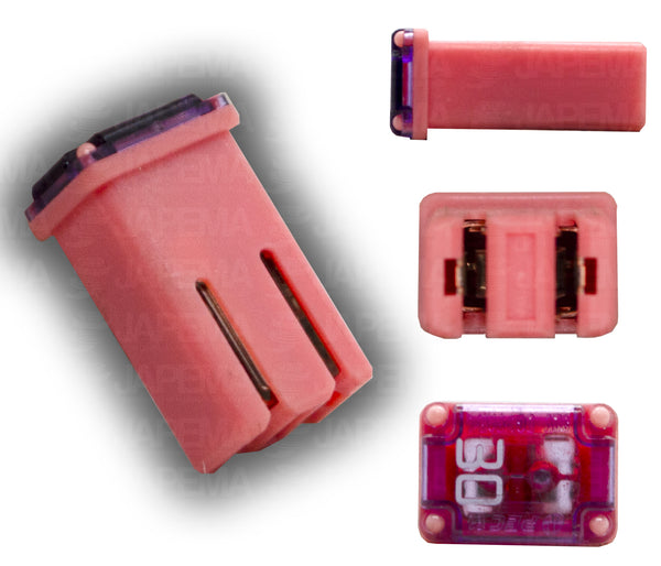 SKU11948 FUSIBLE PXPS 30 AMPERES ENCHUFE MICRO RANURADO HEMBRA TIPO MUELA PAL  MARCA JAPEMA
