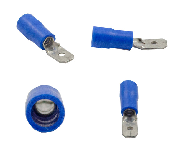 SKU1397 TERMINALITA MACHO ENCHUFE .187 X .020 AZUL MARCA JAPEMA
