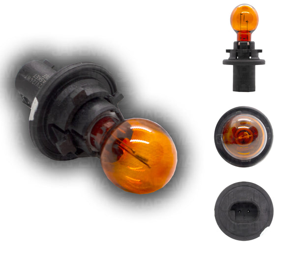 SKU12562 FOCO HALOGENO 12272 AMBAR 12V 24W 2200K PU20d-6 SPH24WY MARCA JAPEMA