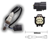 SKU10443 SENSOR DE OXIGENO ANTES DEL CATALIZADOR 6 TERMINALES 5 CABLES 500MM MARCA JAPEMA