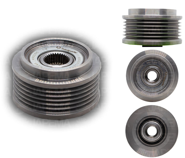 SKU10709 POLEA CLUTCH ALTERNADOR NIPPONDENSO 6C CW, M14, D.I. 17MM, D.E. 65MM, BANDA 25MM MARCA JAPEMA HONDA ACCORD, ODYSSEY, PILOT