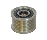 SKU10379 POLEA CLUTCH ALTERNADOR VALEO CW 7C 25MM BELT X 49MM RIB OD X 17MM BORE M16 X 1.5 THREADS MARCA JAPEMA