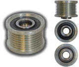 SKU10379 POLEA CLUTCH ALTERNADOR VALEO CW 7C 25MM BELT X 49MM RIB OD X 17MM BORE M16 X 1.5 THREADS MARCA JAPEMA