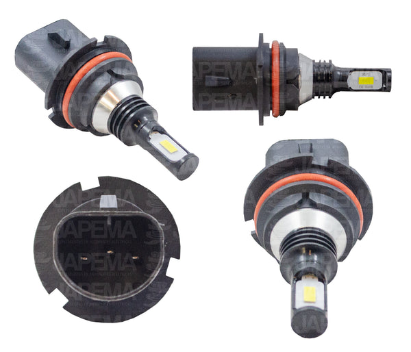 SKU9548 FOCO 9007 LED SIN ABANICO 12V-24V KIT 2 PIEZAS MARCA JAPEMA