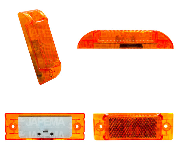 SKU3187 LUZ POSICION RECTANGULAR 3" COLOR AMBAR MARCA ECONOMICA