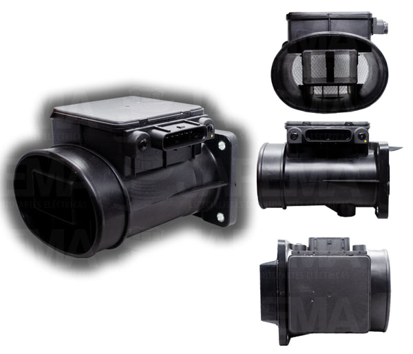 SKU9925 SENSOR MAF CON BASE FLUJO DE AIRE 5 TERMINALES MARCA JAPEMA