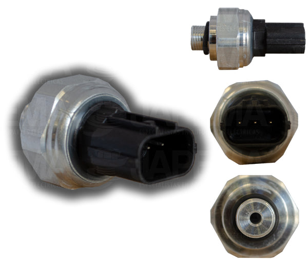 SKU9078 SENSOR PCS PRESION DEL REFRIGERANTE DEL A/C 3 TERMINALES MARCA JAPEMA