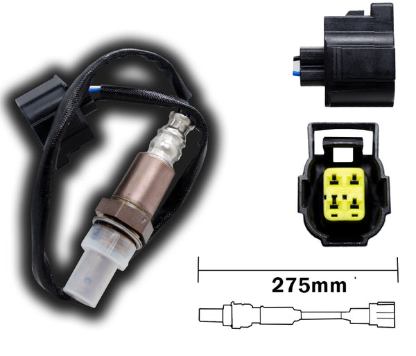 SKU1884 SENSOR DE OXIGENO (OS) 4 TERMINALES 275mm LARGO MARCA JAPEMA