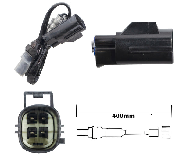 SKU10688 SENSOR DE OXIGENO DESPUES DEL SEGUNDO CATALIZADOR 400MM MARCA JAPEMA