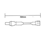 SKU1290 SENSOR DE OXIGENO ANTEL DEL CATALIZADOR 460MM MARCA JAPEMA