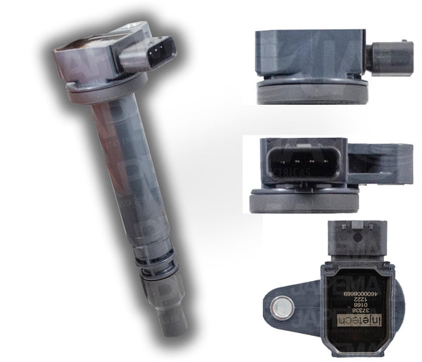 SKU10581 BOBINA ENCENDIDO UNA POR PISTON 4 TERMINALES MARCA JAPEMA