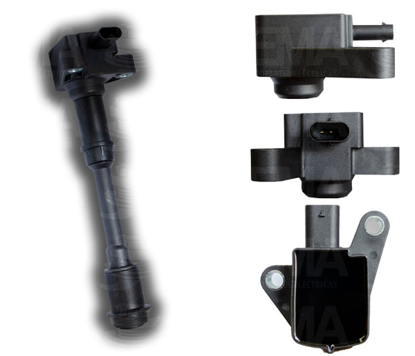 SKU1423 BOBINA ENCENDIDO UNA POR PISTON 3 TERMINALES MARCA JAPEMA