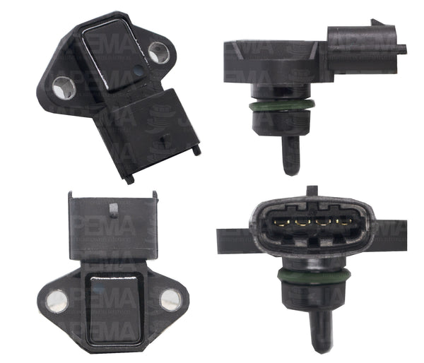 SKU11543 SENSOR MAP PRESION ABSOLUTA DEL MULTIPLE DE ADMISION 4 TERMNALES MARCA JAPEMA