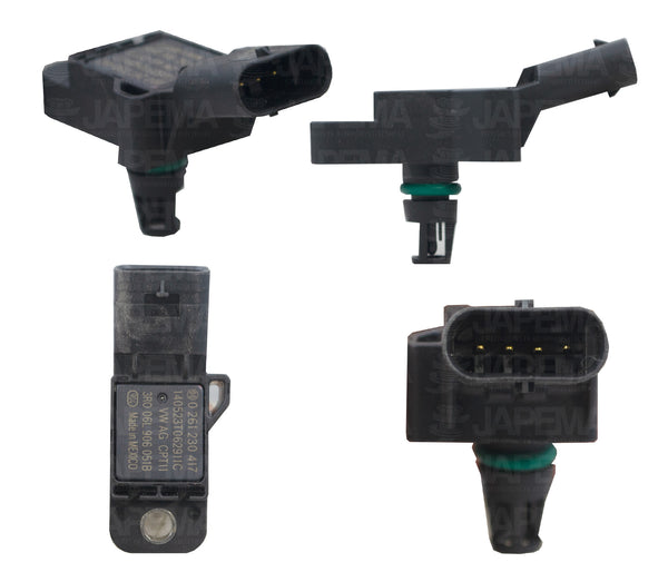 SKU11595 SENSOR MAP PRESION ABSOLUTA DEL MULTIPLE DE ADMISION 4 TERMNALES MARCA JAPEMA