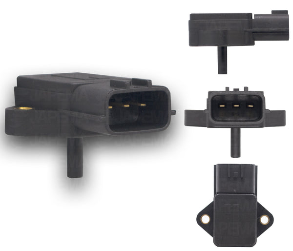 SKU12465 SENSOR MAP PRESION ABSOLUTA DEL MULTIPLE DE ADMISION 3 TERMNALES MARCA JAPEMA