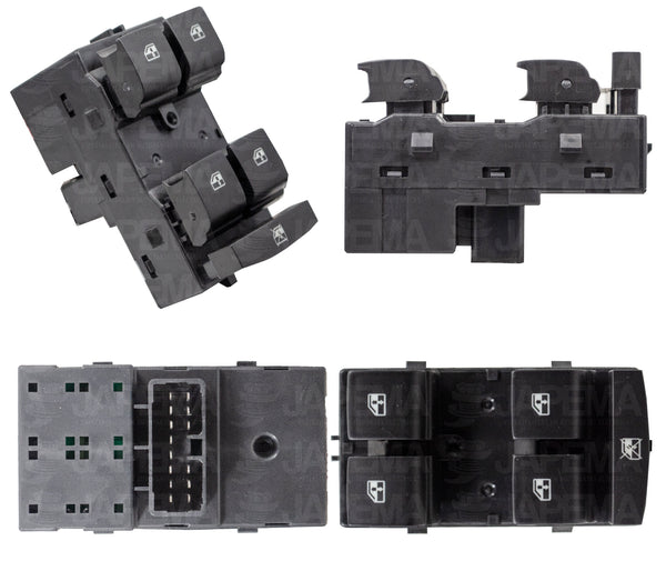 SKU12266 INTERRUPTOR MAESTRO DE VENTANAS ELECTRICAS Y SEGURO PARA VENTANA MARCA JAPEMA