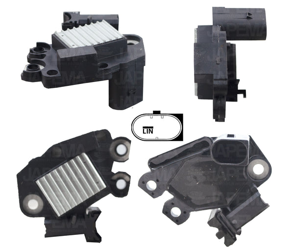 SKU11310 REGULADOR VALEO 12V, TERMINAL LIN, VOLTAJE 14.3 MARCA JAPEMA
