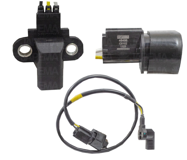 SKU10550 SENSOR CRANK POSICION DEL CIGÜEÑAL CKP 3 TERMINALES  MARCA JAPEMA