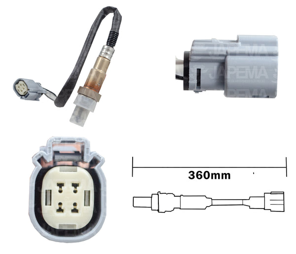 SKU13513 SENSOR DE OXIGENO ANTES DEL CATALIZADOR 360MM MARCA JAPEMA