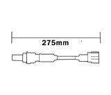 SKU1884 SENSOR DE OXIGENO (OS) 4 TERMINALES 275mm LARGO MARCA JAPEMA