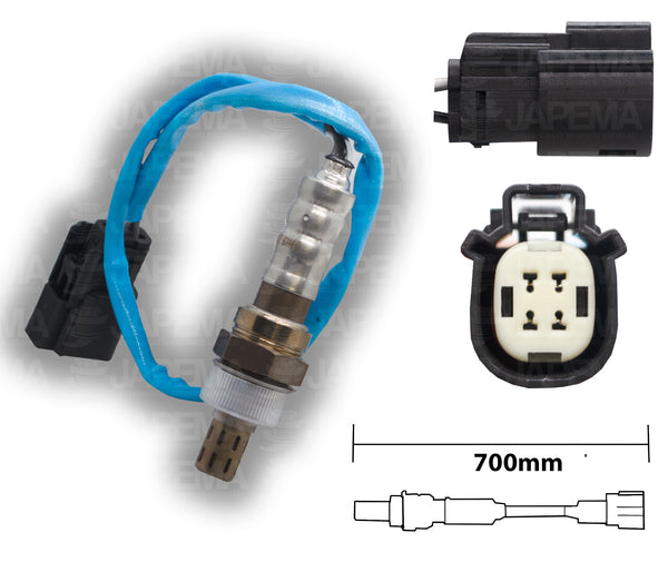 SKU11185 SENSOR DE OXIGENO ANTES Y DESPUES DEL CATALIZADOR 700MM MARCA JAPEMA