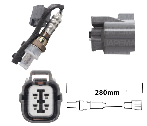 SKU11700 SENSOR DE OXIGENO DESPUES DEL CATALIZADOR 280MM MARCA JAPEMA