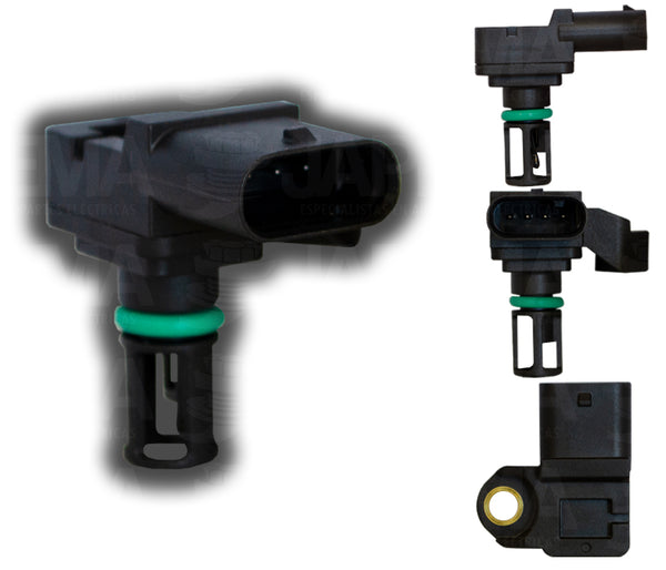SKU3718 SENSOR TX DE TEMPERATURA DEL AIRE DE ADMISION 4 TERMINALES IAT MARCA JAPEMA