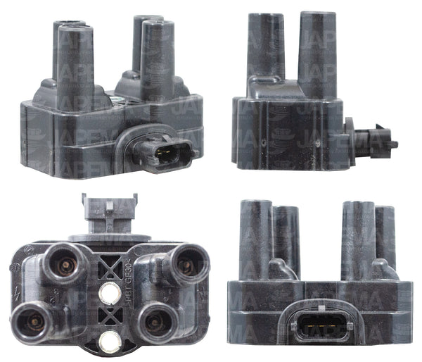 SKU10485 BOBINA DE ENCENDIDO 3 TERMINALES 4 BUJIAS MARCA JAPEMA Ram 700 16-20 Fiat Mobi 17-21 Palio 16-20