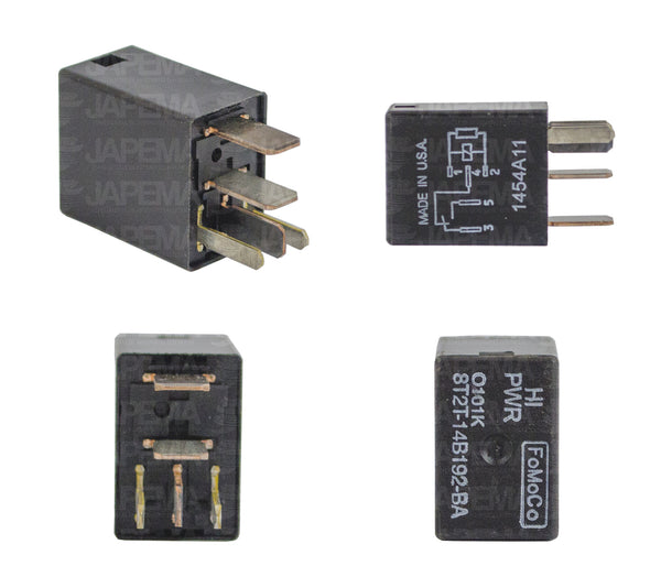 SKU9406 RELEVADOR 5 TERMINALES 12V 40AMP MARCA JAPEMA