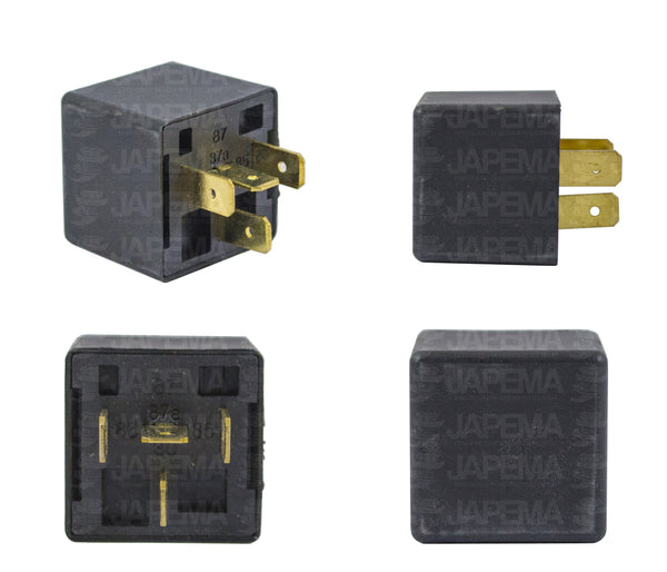 SKU1219 RELEVADOR 4 TERMINALES 12V VENTILADOR DE RADIADOR MARCA JAPEMA