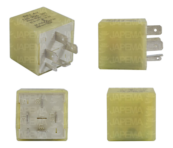 SKU7600 RELEVADOR 5 TERMINALES 12V COMPUTADORA  MARCA ECONOMICA