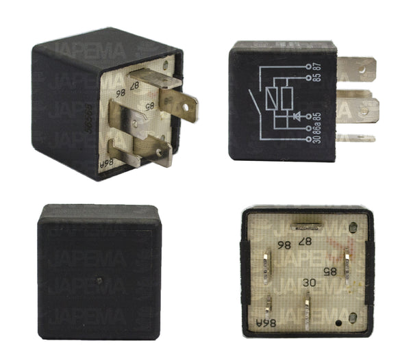 SKU12022 RELEVADOR 5 TERMINALES 12V CONTROL DE COMPUTADORA MARCA ECONOMICA