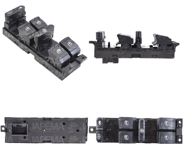 SKU8537 INTERRUPTOR MAESTRO DE VENTANAS ELECTRICAS Y SEGUROS ELECTRICOS VOLKSWAGEN MARCA JAPEMA