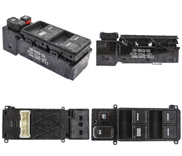 SKU13209 INTERRUPTOR MAESTRO DE VENTANAS ELECTRICAS Y SEGUROS ELECTRICOS HONDA MARCA JAPEMA