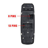 SKU13147 INTERRUPTOR MAESTRO DE VENTANAS ELECTRICAS Y SEGUROS ELECTRICOS DODGE, JEEP MARCA JAPEMA