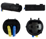 SKU8034 CONECTOR / ARNES 2 TERMINALES MARCA ECONOMICA