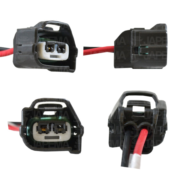 SKU502 CONECTOR / ARNES 2 TERMINALES BOBINA MARCA JAPEMA DODGE, HYUNDAI