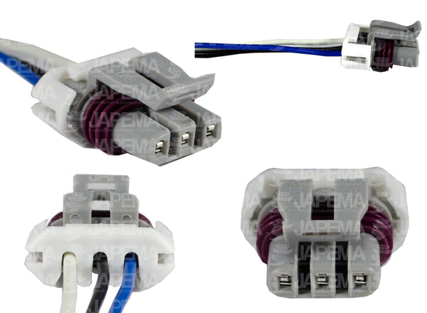 SKU12201 CONECTOR / ARNES 3 TERMINALES MARCA ECONOMICA