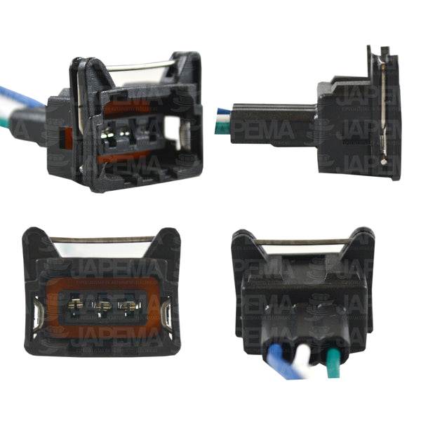 SKU1443 CONECTOR 3 TERMINALES MARCA JAPEMA