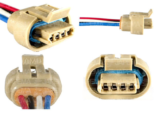 SKU5807 CONECTOR 4 TERMINALES MARCA ECONOMICA