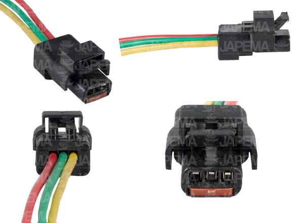 SKU12048 CONECTOR 3 TERMINALES MARCA JAPEMA