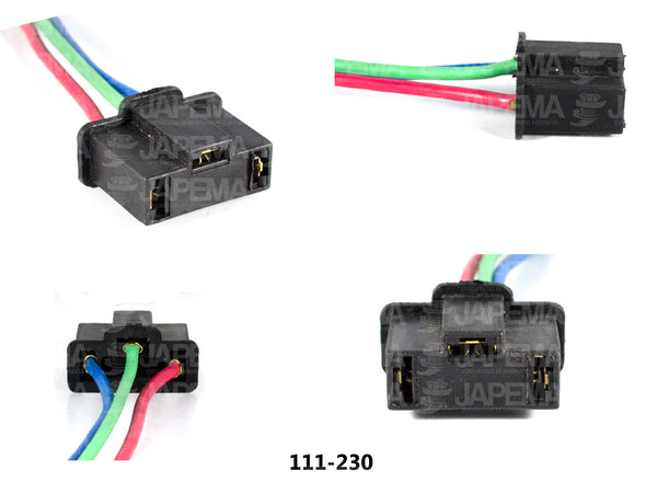 SKU185 CONECTOR 3 TERMINALES MARCA ECONOMICA