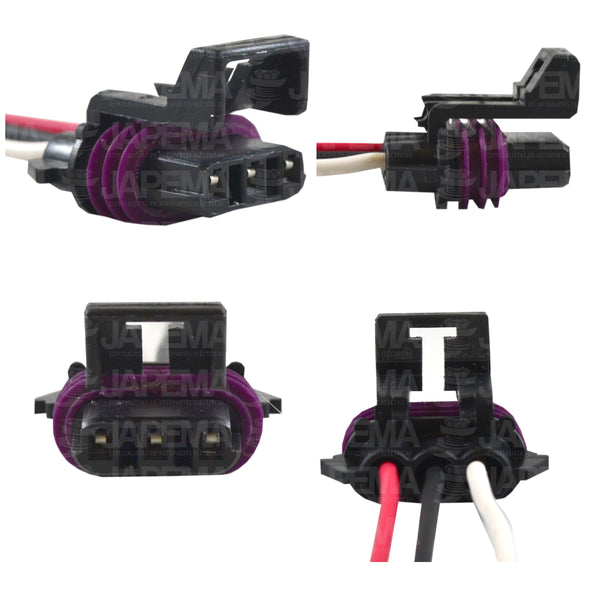 SKU1142 CONECTOR 3 TERMINALES MARCA JAPEMA