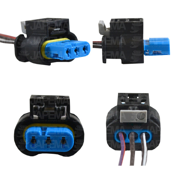 SKU7032 CONECTOR 3 TERMINALES MARCA JAPEMA