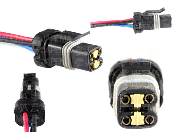 SKU6963 CONECTOR 4 TERMINALES MARCA ECONOMICA